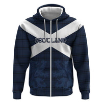 Custom Scotland Tartan Football Hoodie Flag Style - Wonder Print Shop