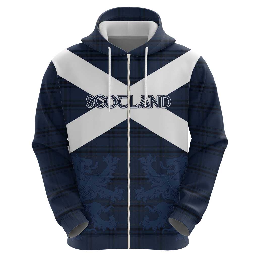 Custom Scotland Tartan Football Hoodie Flag Style - Wonder Print Shop