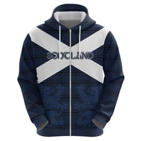 Custom Scotland Tartan Football Hoodie Flag Style - Wonder Print Shop