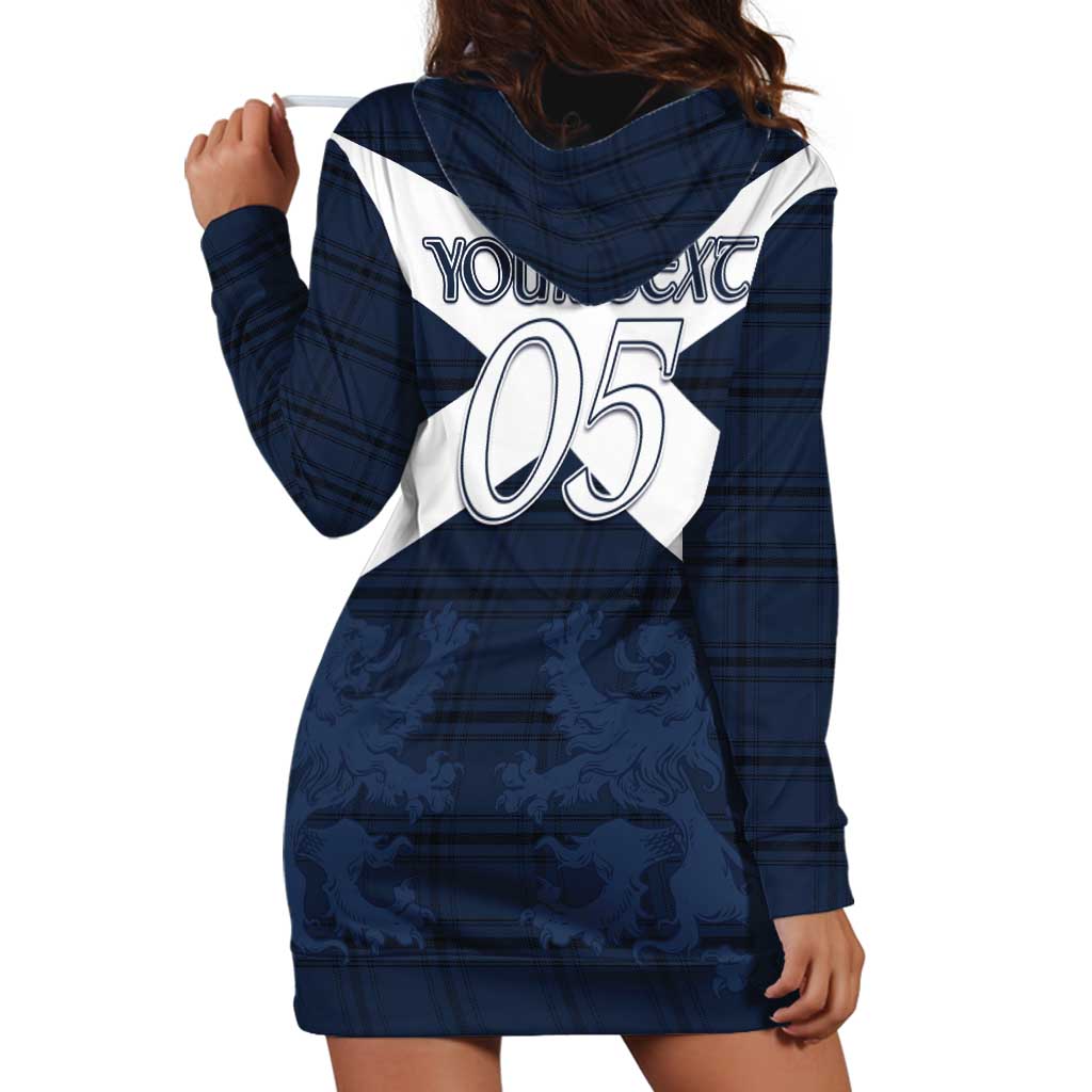 Custom Scotland Tartan Football Hoodie Dress Flag Style - Wonder Print Shop