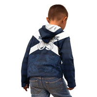 Custom Scotland Tartan Football Kid Hoodie Flag Style - Wonder Print Shop