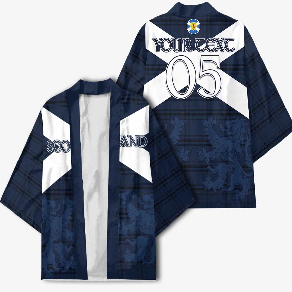 Custom Scotland Tartan Football Kimono Flag Style - Wonder Print Shop
