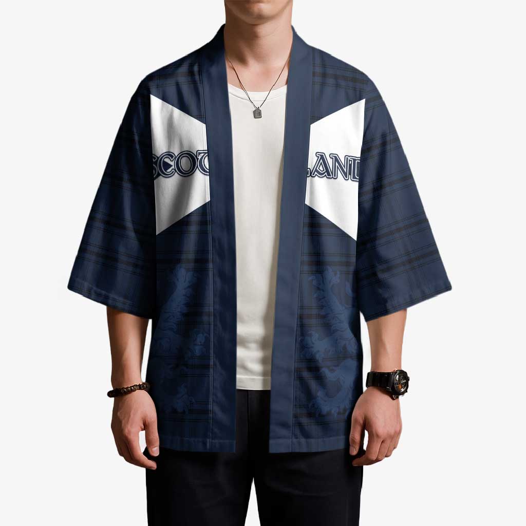Custom Scotland Tartan Football Kimono Flag Style - Wonder Print Shop