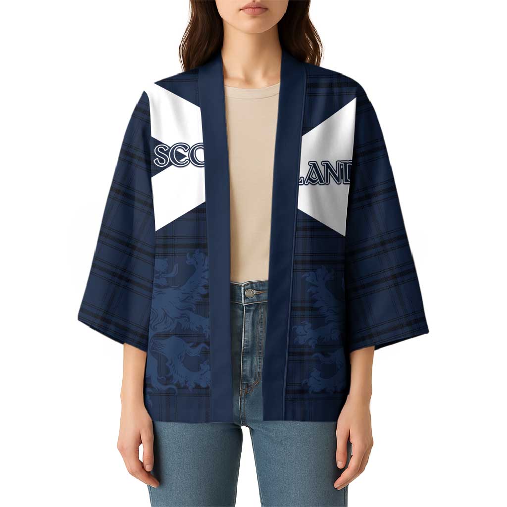 Custom Scotland Tartan Football Kimono Flag Style - Wonder Print Shop