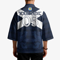 Custom Scotland Tartan Football Kimono Flag Style - Wonder Print Shop