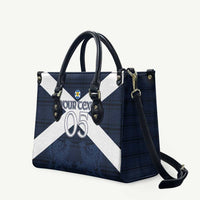 Custom Scotland Tartan Football Leather Bag Flag Style - Wonder Print Shop