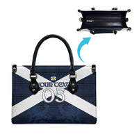 Custom Scotland Tartan Football Leather Bag Flag Style - Wonder Print Shop