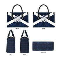 Custom Scotland Tartan Football Leather Bag Flag Style - Wonder Print Shop