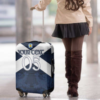 Custom Scotland Tartan Football Luggage Cover Flag Style - Wonder Print Shop