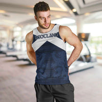Custom Scotland Tartan Football Men Tank Top Flag Style - Wonder Print Shop
