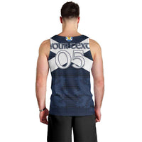 Custom Scotland Tartan Football Men Tank Top Flag Style - Wonder Print Shop