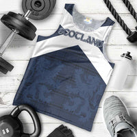 Custom Scotland Tartan Football Men Tank Top Flag Style - Wonder Print Shop