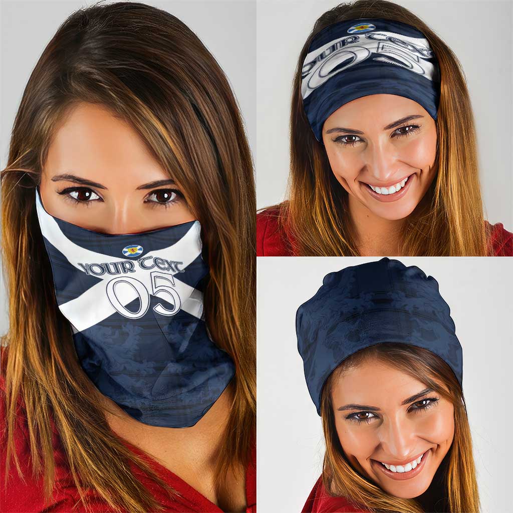 Custom Scotland Tartan Football Neck Gaiter Flag Style - Wonder Print Shop