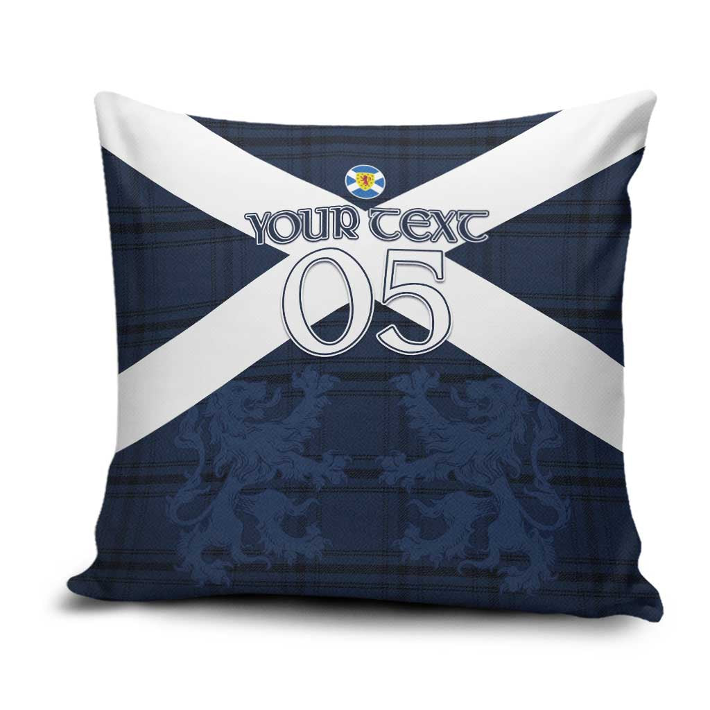 Custom Scotland Tartan Football Pillow Cover Flag Style - Wonder Print Shop