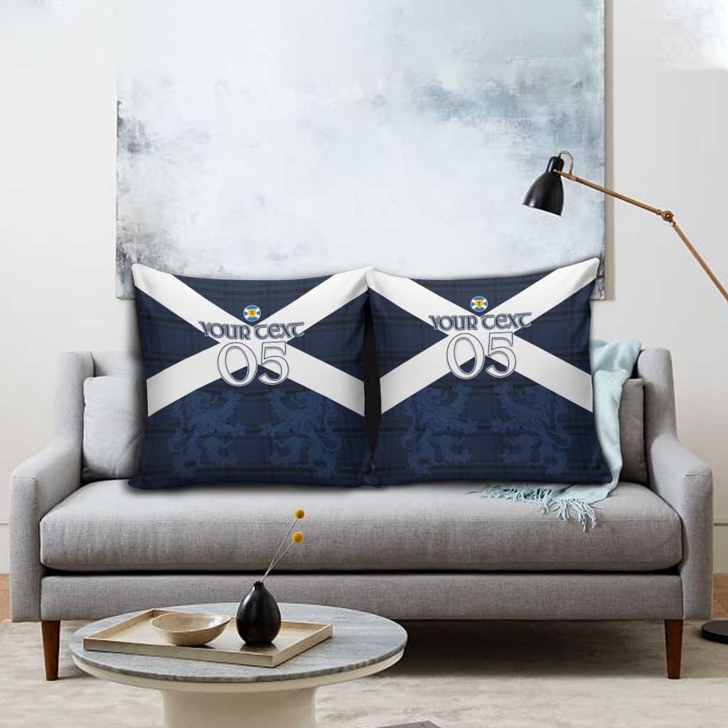 Custom Scotland Tartan Football Pillow Cover Flag Style - Wonder Print Shop