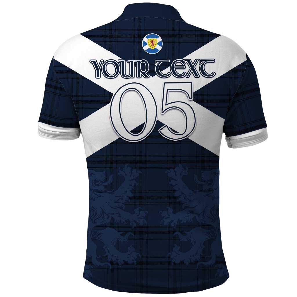 Custom Scotland Tartan Football Polo Shirt Flag Style - Wonder Print Shop