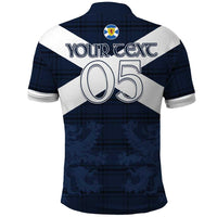 Custom Scotland Tartan Football Polo Shirt Flag Style - Wonder Print Shop