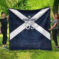 Custom Scotland Tartan Football Quilt Flag Style - Wonder Print Shop