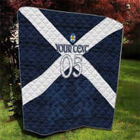 Custom Scotland Tartan Football Quilt Flag Style - Wonder Print Shop