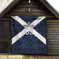 Custom Scotland Tartan Football Quilt Flag Style - Wonder Print Shop