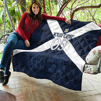Custom Scotland Tartan Football Quilt Flag Style - Wonder Print Shop