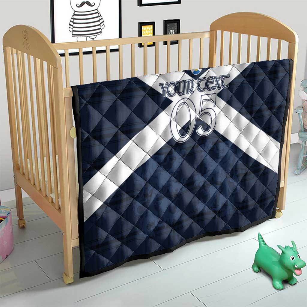 Custom Scotland Tartan Football Quilt Flag Style - Wonder Print Shop