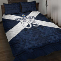 Custom Scotland Tartan Football Quilt Bed Set Flag Style - Wonder Print Shop