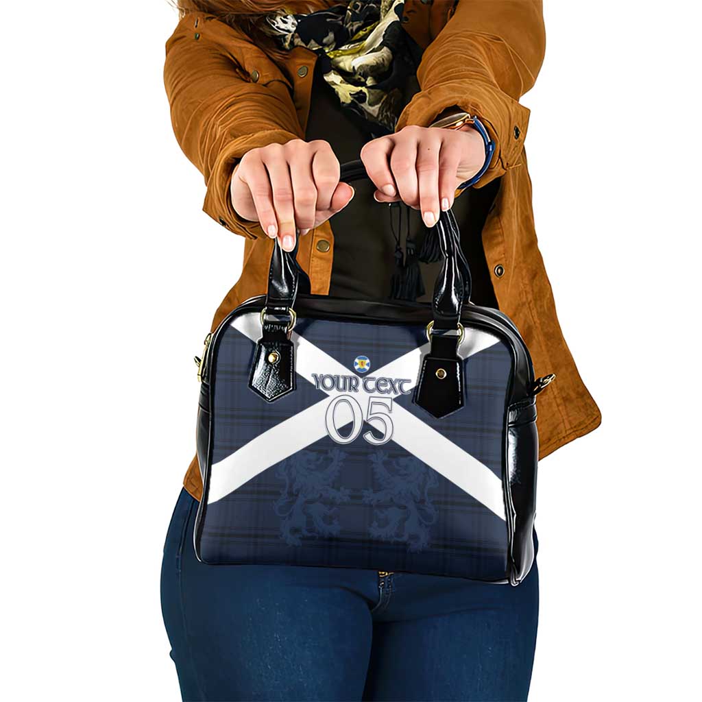 Custom Scotland Tartan Football Shoulder Handbag Flag Style - Wonder Print Shop