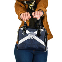 Custom Scotland Tartan Football Shoulder Handbag Flag Style - Wonder Print Shop