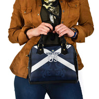 Custom Scotland Tartan Football Shoulder Handbag Flag Style - Wonder Print Shop