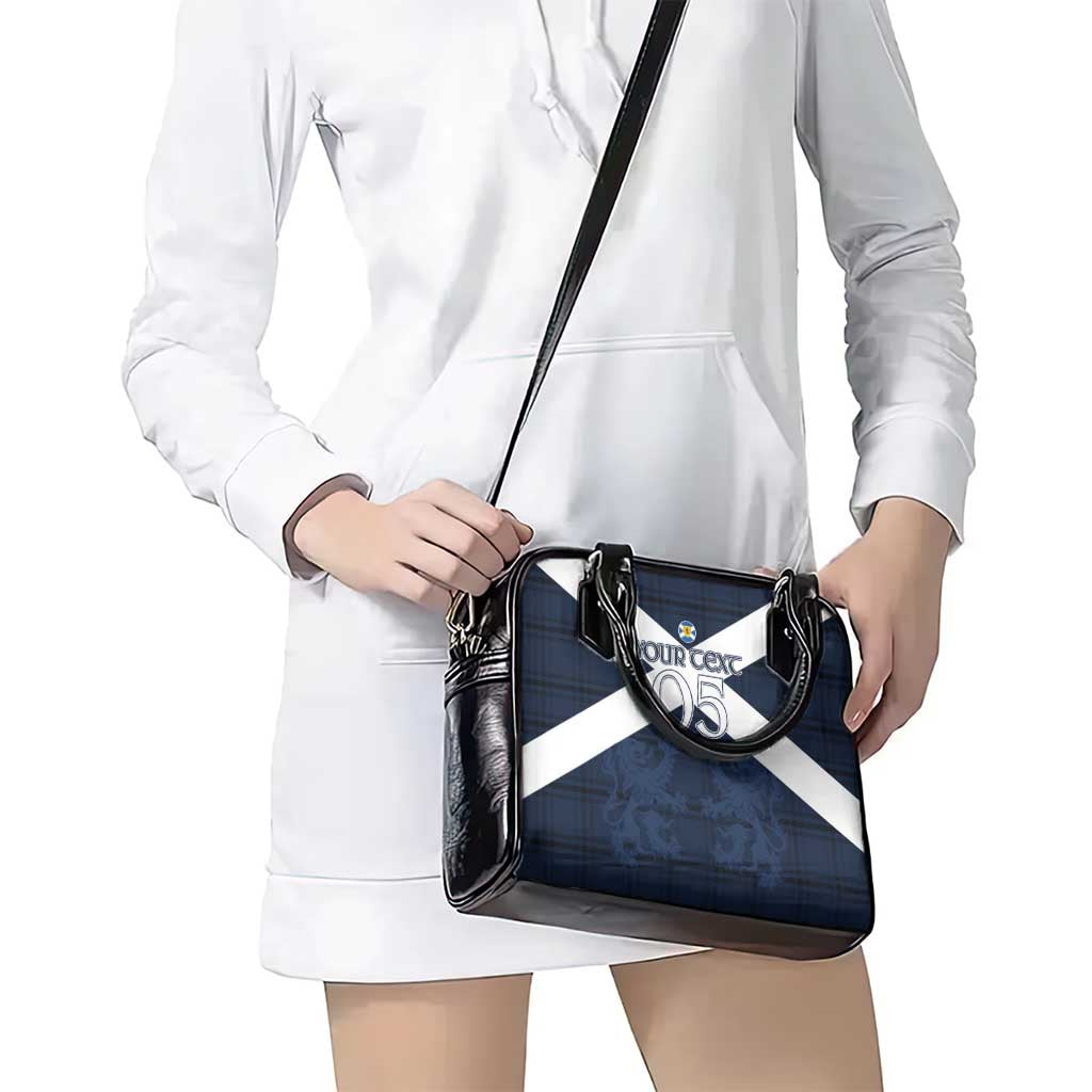 Custom Scotland Tartan Football Shoulder Handbag Flag Style - Wonder Print Shop