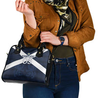Custom Scotland Tartan Football Shoulder Handbag Flag Style - Wonder Print Shop