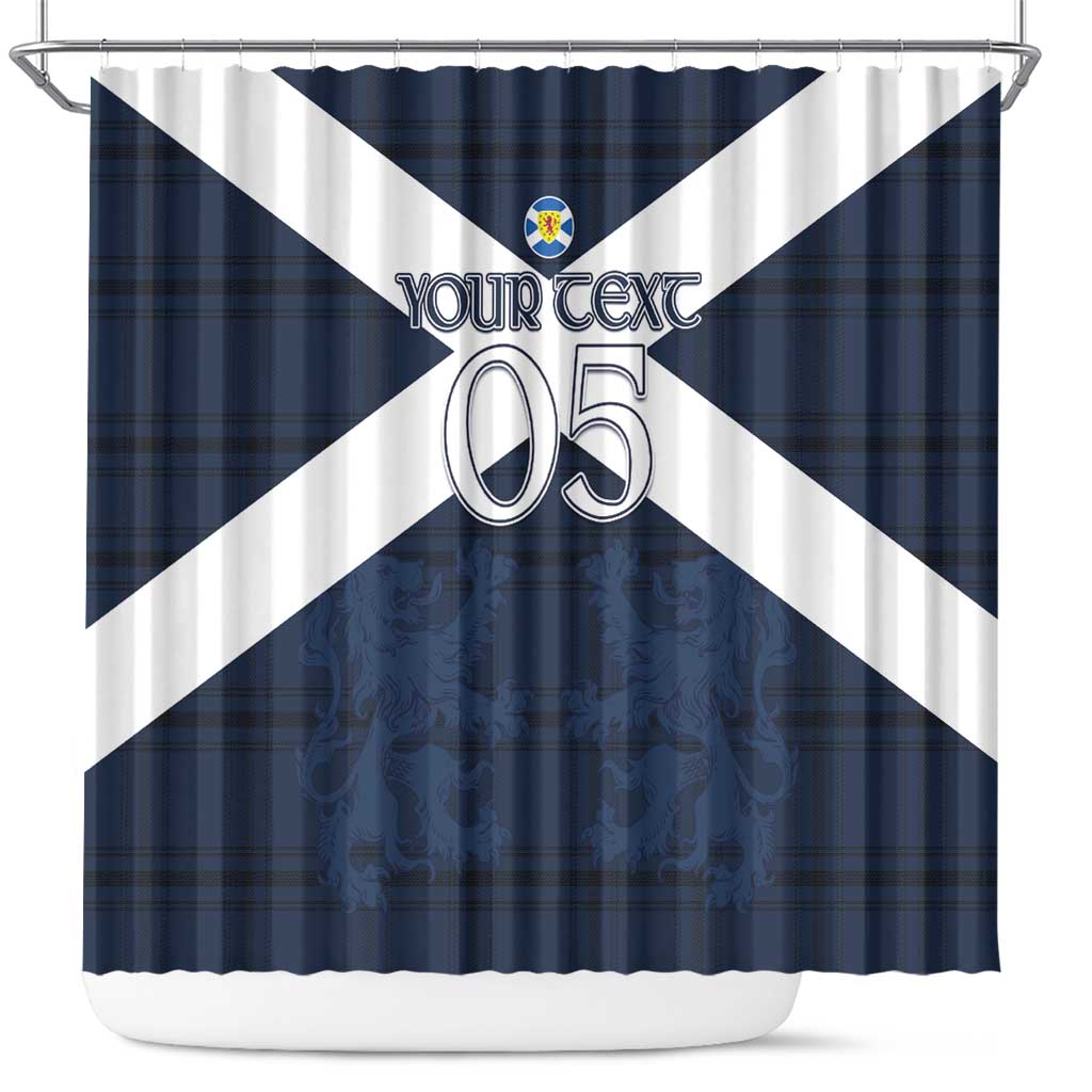 Custom Scotland Tartan Football Shower Curtain Flag Style - Wonder Print Shop