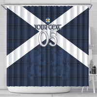 Custom Scotland Tartan Football Shower Curtain Flag Style - Wonder Print Shop