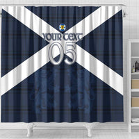 Custom Scotland Tartan Football Shower Curtain Flag Style - Wonder Print Shop