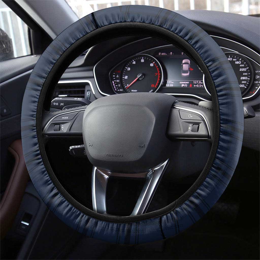 Scotland Tartan Football Steering Wheel Cover Flag Style - Wonder Print Shop