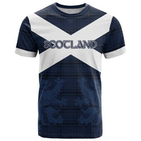 Custom Scotland Tartan Football T Shirt Flag Style - Wonder Print Shop