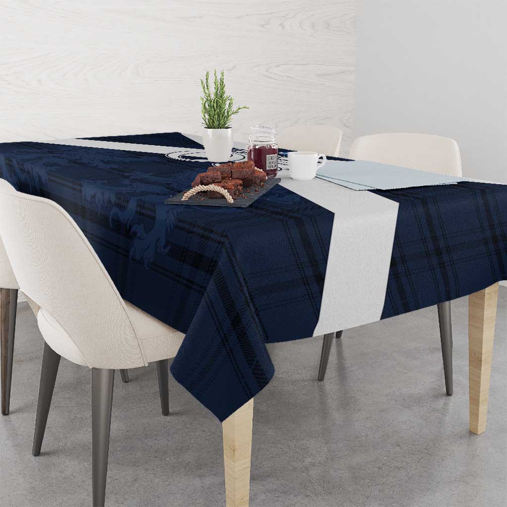 Custom Scotland Tartan Football Tablecloth Flag Style - Wonder Print Shop