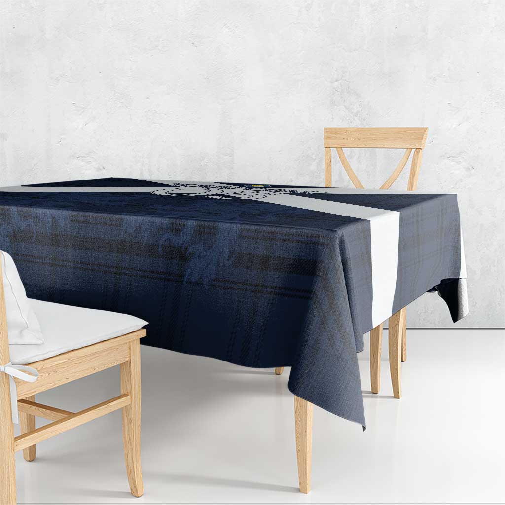 Custom Scotland Tartan Football Tablecloth Flag Style - Wonder Print Shop