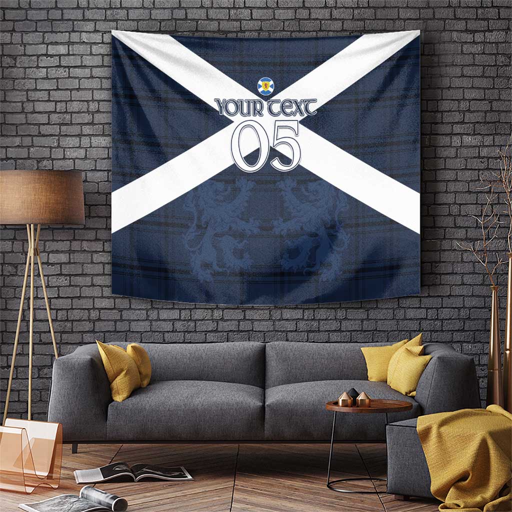 Custom Scotland Tartan Football Tapestry Flag Style - Wonder Print Shop