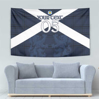 Custom Scotland Tartan Football Tapestry Flag Style - Wonder Print Shop