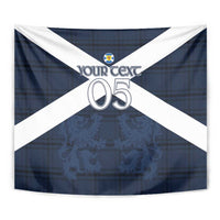 Custom Scotland Tartan Football Tapestry Flag Style - Wonder Print Shop
