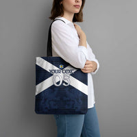 Custom Scotland Tartan Football Tote Bag Flag Style - Wonder Print Shop
