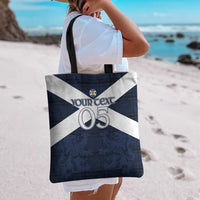 Custom Scotland Tartan Football Tote Bag Flag Style - Wonder Print Shop