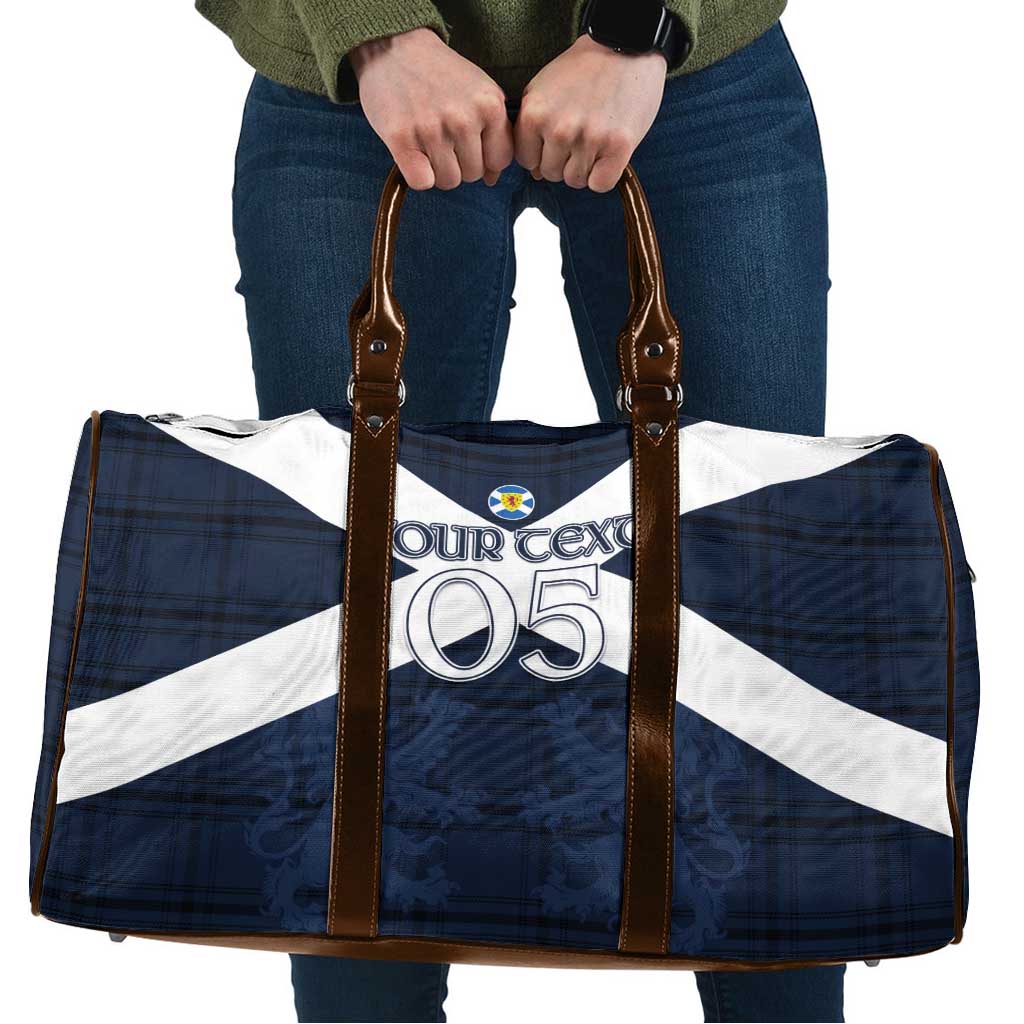 Custom Scotland Tartan Football Travel Bag Flag Style - Wonder Print Shop