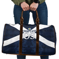 Custom Scotland Tartan Football Travel Bag Flag Style - Wonder Print Shop