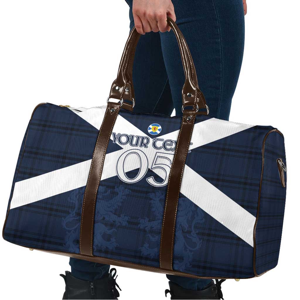 Custom Scotland Tartan Football Travel Bag Flag Style - Wonder Print Shop