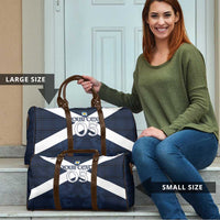 Custom Scotland Tartan Football Travel Bag Flag Style - Wonder Print Shop