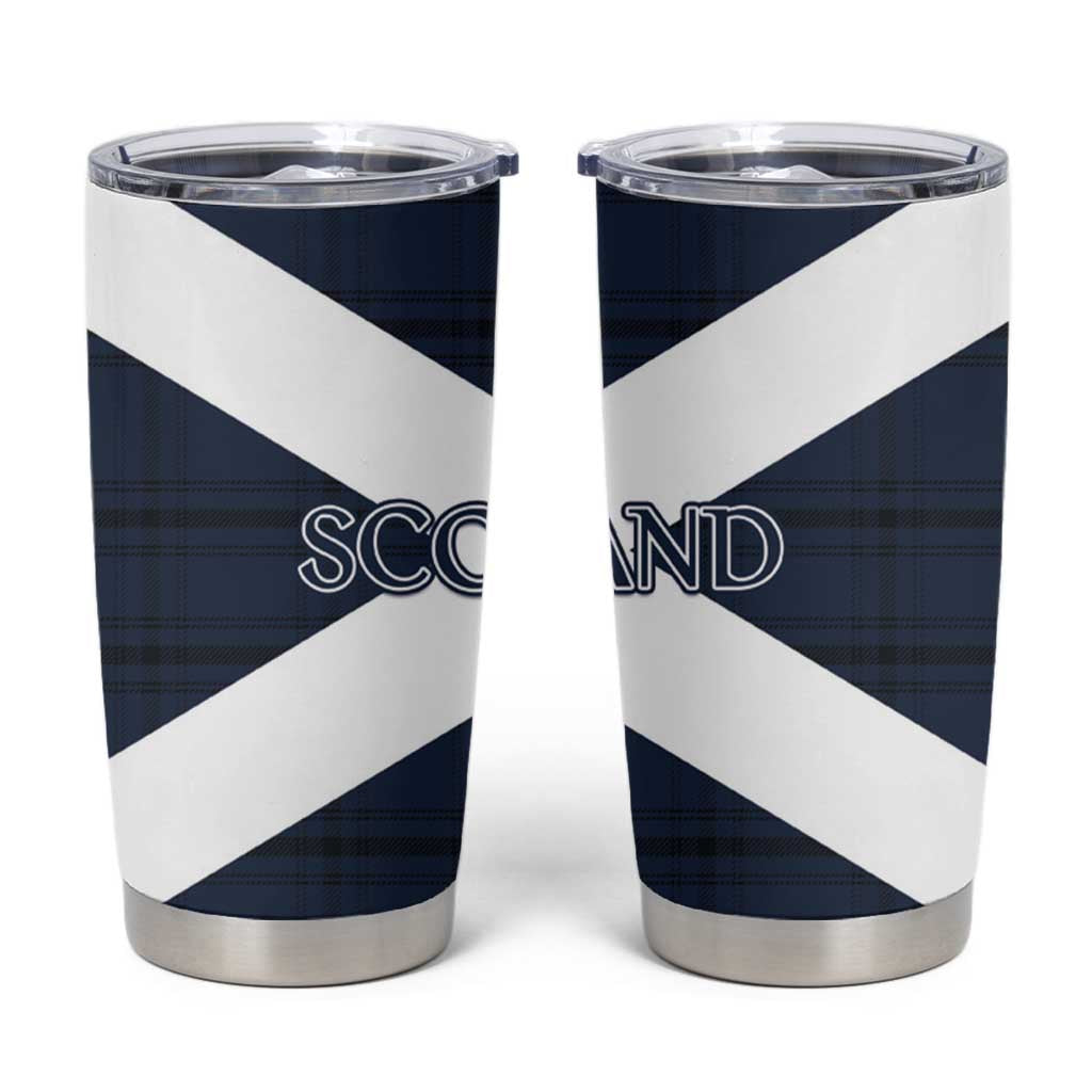 Scotland Tartan Football Tumbler Cup Flag Style - Wonder Print Shop