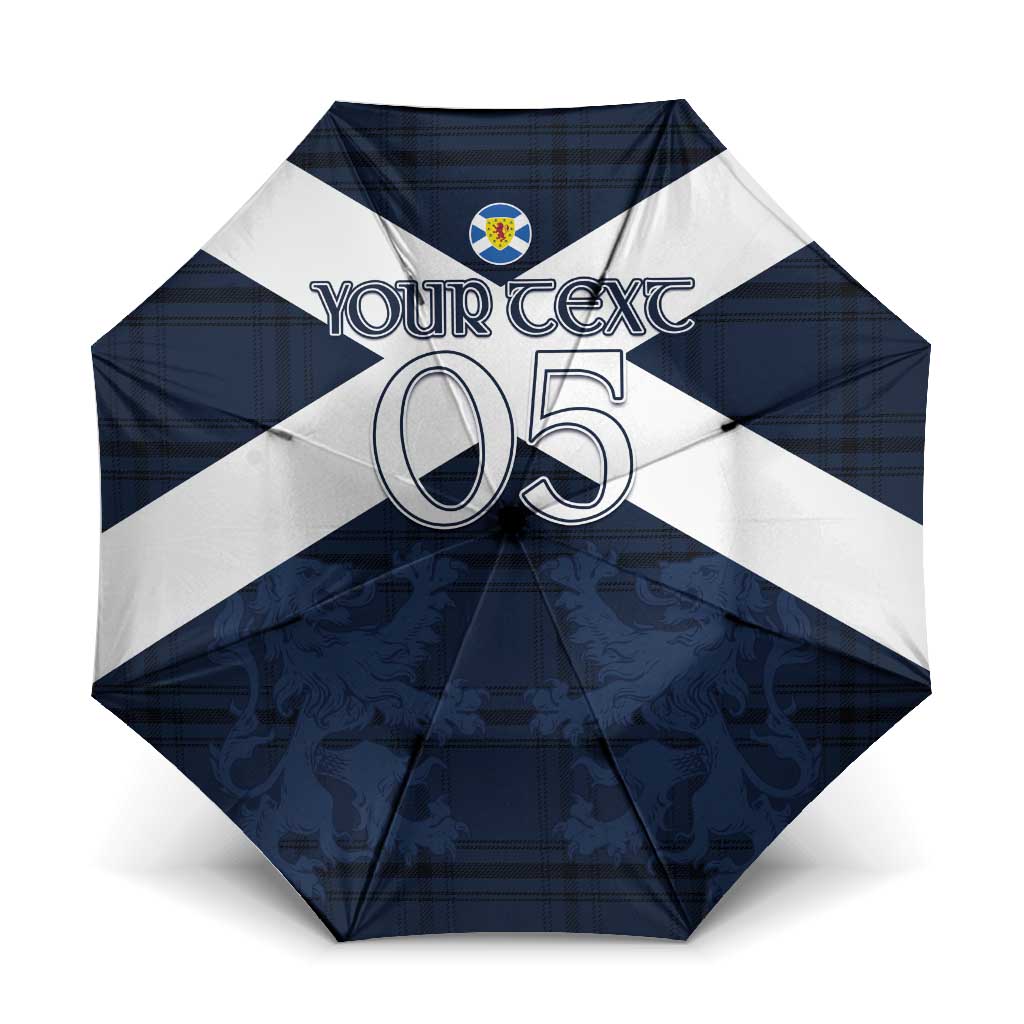 Custom Scotland Tartan Football Umbrella Flag Style - Wonder Print Shop